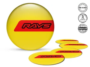Rays Emblemi Ruota Marchio Stile Silicone Personalizzato